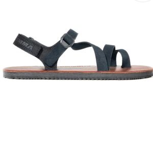 Shamma TrailStar Alpha 12mm Black Leather Sandals NWOT, Unisex ?7-9